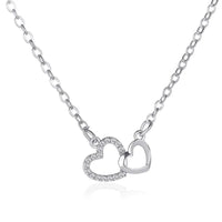 Heart Necklace (white k)