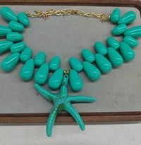 30#Necklace-Green-Starfish