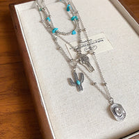 38# Collier-Argent-Breloques