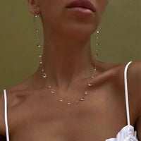 Boucles d'oreilles goutte d'eau intégrées