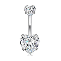 Silver White Heart