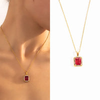 Collier de rubis
