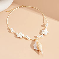 36# Necklace-White Conch