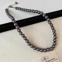 21# Necklace. Gun Black-8mm