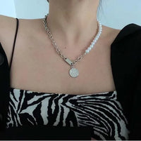 Collier de perles court A04-27