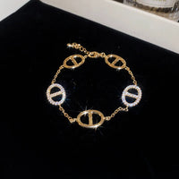 83#Bracelet-gold-pig nose