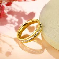 Single Row Diamond-Gold