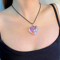 Collier d'amour AB – Cordon en cuir
