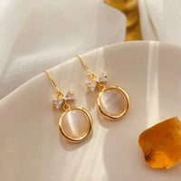74# Ear Hook-Golden Bow