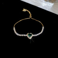 93#Bracelet-gold-green