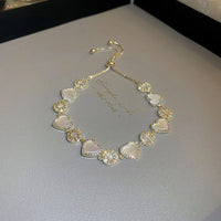 79#Bracelet-golden heart