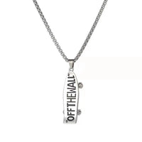 Silver Scooter-Titanium Steel Necklace 70cm