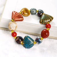 Blue and Green Shell Mixed Bracelet