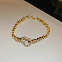 103#Bracelet-gold-gourd