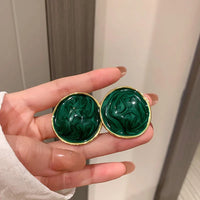 86# Silver Needle-Alloy-Green round