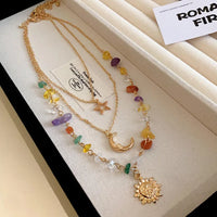 11# Collier-Doré/1,3*1,1cm-Breloques