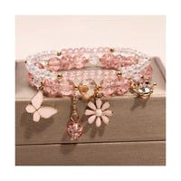 Butterfly Chrysanthemum Strawberry Quartz