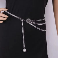 Waist chain silver