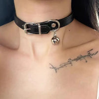 Bell Leather Collar