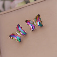 Earrings deep color
