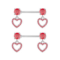 Une paire de diamants rouges