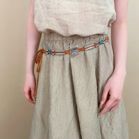 Coffee Rope Butterfly Waist Chain K0186A