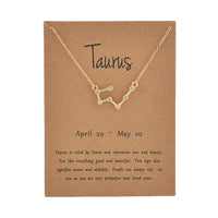 Collier en or Carte d'Or Taureau