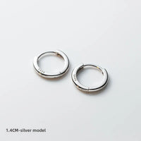 S925 Silver Pair Silver 14mm