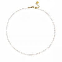 Perles petites en forme de riz 4 * 6mm [Perles beiges]]