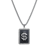Xl0364 Square Plate S with Steel Chain