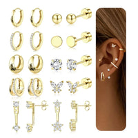 Gold -10 Pairs of E1380