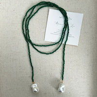 Green Spinel Necklace (120cm)