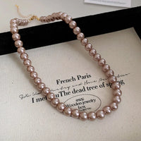 31# Necklace. Champagne (8mm)