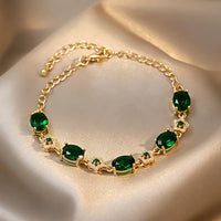74#Bracelet-gold-green