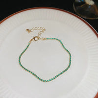 7#Bracelet-gold-green