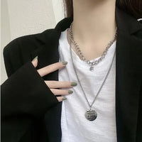 Collier rond Lettre A03-05