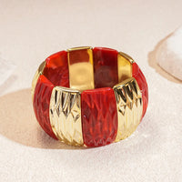 12# Bracelet-Gold/1.3*1.1cm-Red