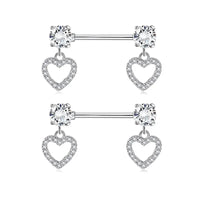 Paires de diamants blancs