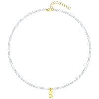 S (with Pearl Necklace)