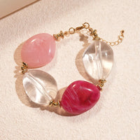 5#Bracelet-white-pink