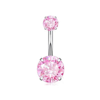 Silver Pink round