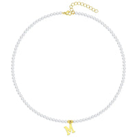 M (with Pearl Necklace)