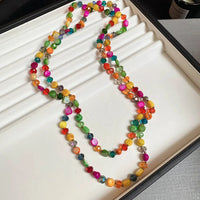 Collier 50#-Coloré-Robe asymétrique