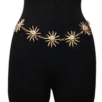 Y322 Golden Sun Single-Layer Waist Chain