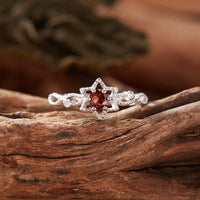 Natural Garnet Ring