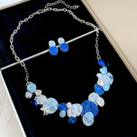 71#Necklace-Silver-Blue