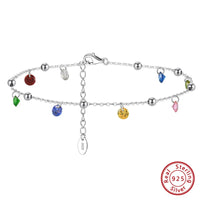 Electric Platinum Anklet, Approximate Weight: 2.22G