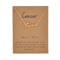 Collier en or Carte d'Or Cancer