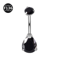 Water Drop Silver Black