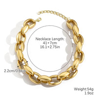 Collier N2010-7 en or mat